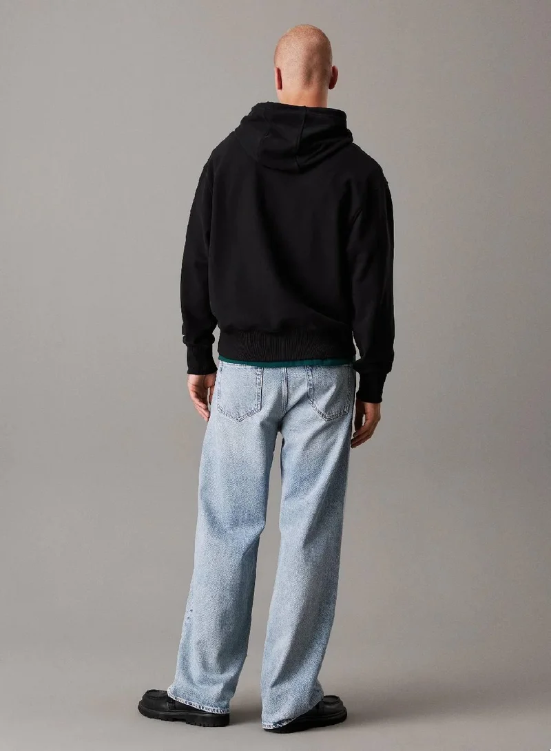 كالفن كلاين جينز هودي من قطن تيري