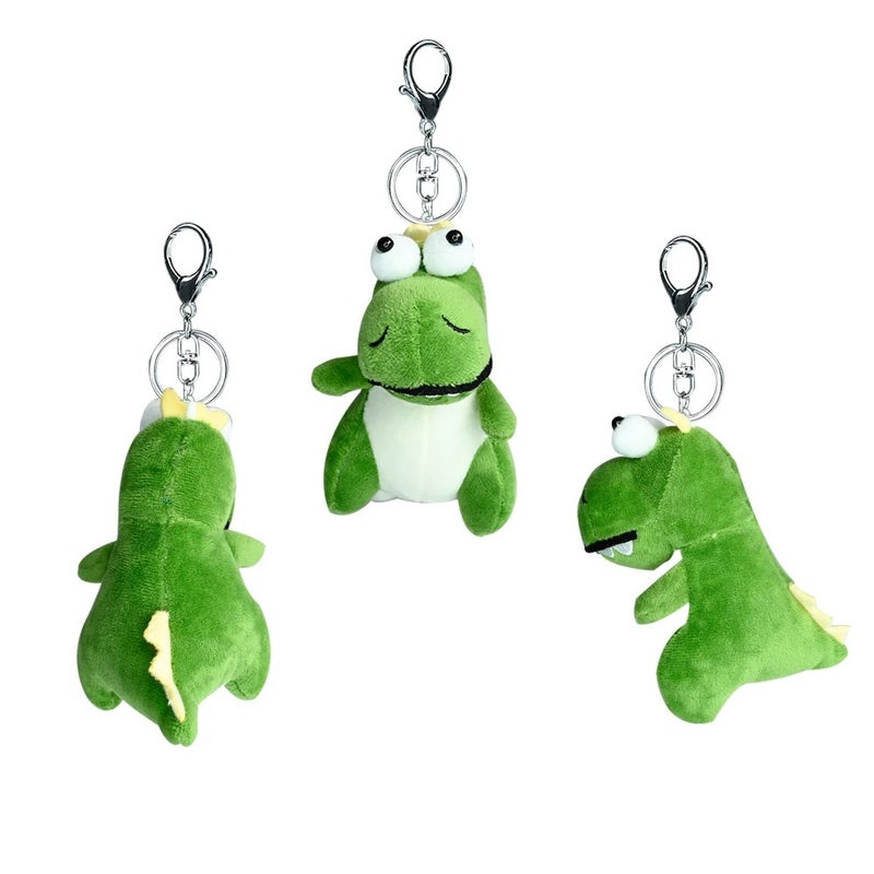 Y&D Cute Multi Colors Plush Bear Keychain Toy Key Ring Hare Pompom Plush Dolls Toy Girls Bag Car Key Pendant Plush Charm - Image 3