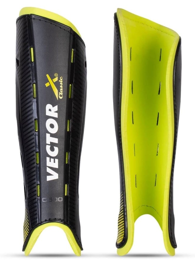 Vector X Classic Hockey Shinguard | Medium Size | for Men and Women | Training and Practice and Sports - Image 1