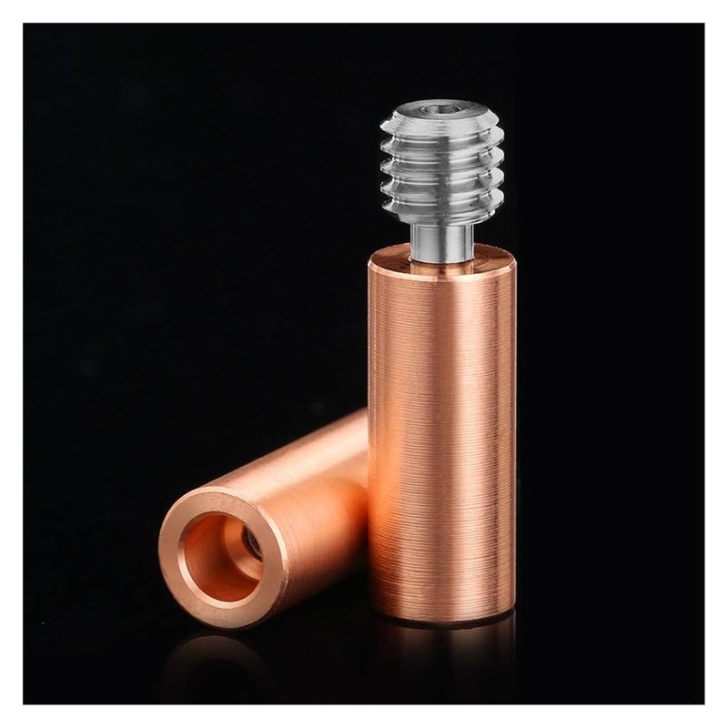 قطع طابعة ثلاثية الأبعاد V6 سبيكة تيتانيوم ثنائية المعدن كسر حراري عنق كتلة سخان TA أملس قصير 10 قطع - Image 5