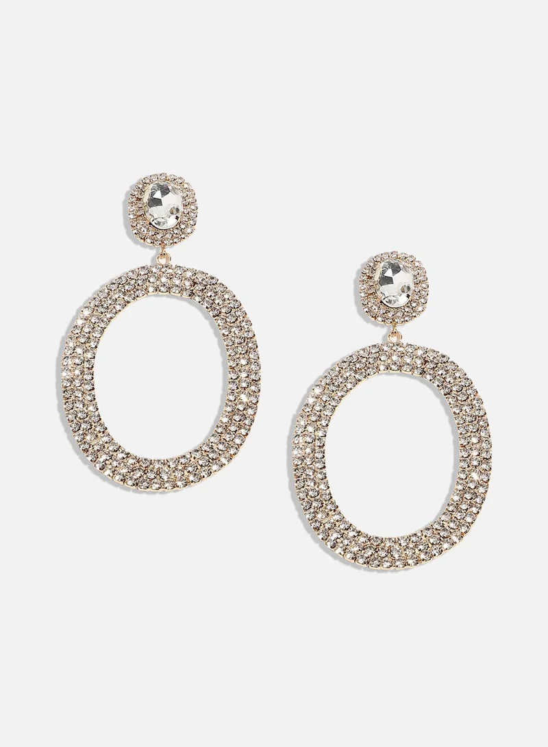 سوهي قرط أذن غربي صناعي متدلٍ