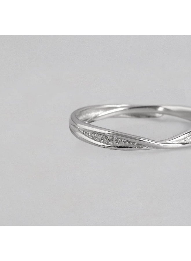 ZAVYA 925 Sterling Silver Ring for Women | Rhodium Plated, Adjustable | Gift for Women & Girls | With certificate of Authenticity and 925 Hallmark - Image 5