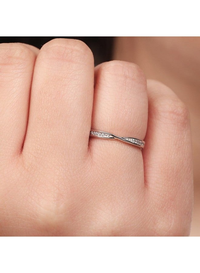 ZAVYA 925 Sterling Silver Ring for Women | Rhodium Plated, Adjustable | Gift for Women & Girls | With certificate of Authenticity and 925 Hallmark - Image 3