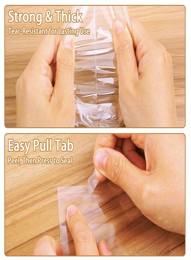 POSTANTIN Cookie Bags with Seal, 400 Pcs (4x6 Inches Self Sealing Cellophane Bag, Individual Clear Sealable Treat Packaging for Party Favors, Baked Goods, Snacks & Candy - Image 5