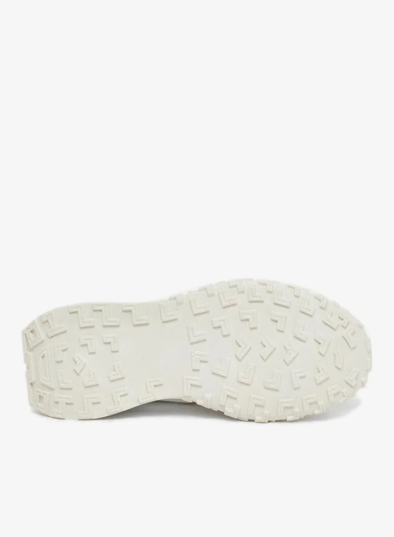 Styli Active  Mesh Insert Panelled Lace Up Sneakers for Women | Best Price UAE