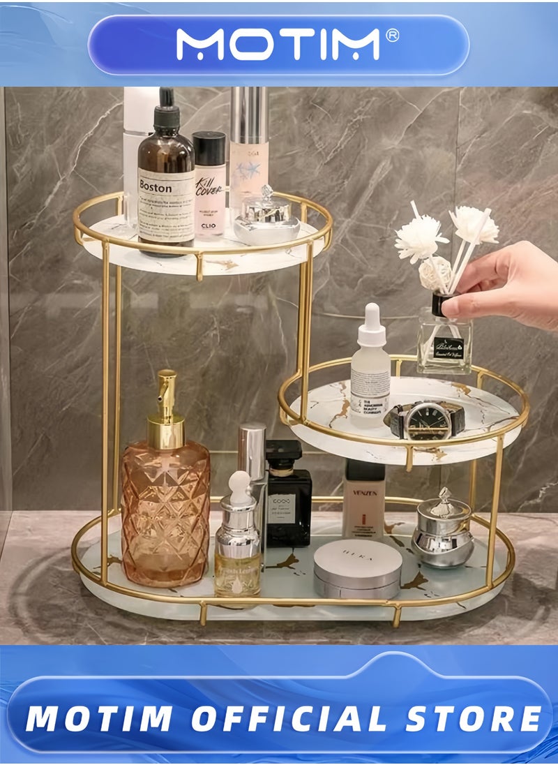 Motim Makeup Shelf Organizer Minimalist Design Efficient Use of Space for Cosmetic Perfume Skincare  - Image 1