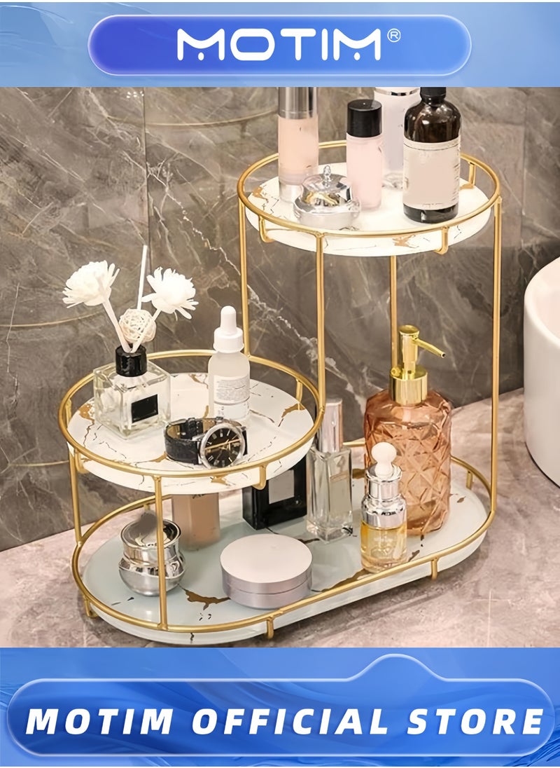 Motim Makeup Shelf Organizer Minimalist Design Efficient Use of Space for Cosmetic Perfume Skincare  - Image 2