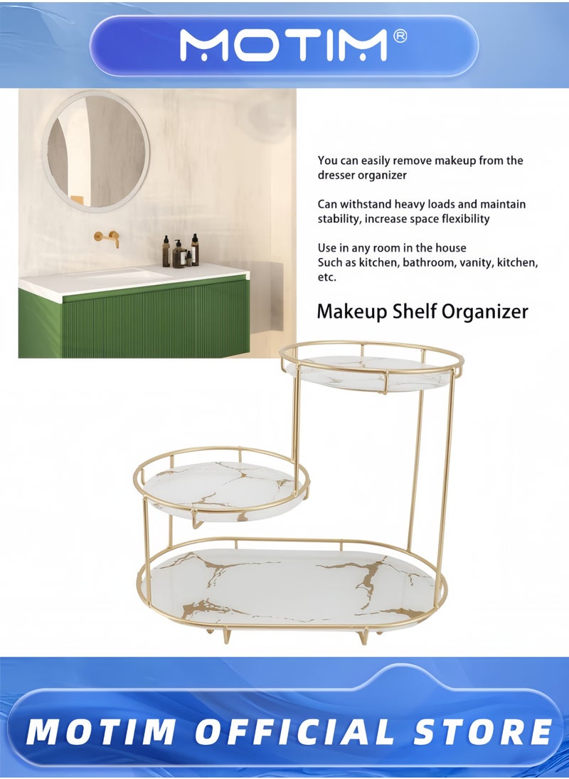 Motim Makeup Shelf Organizer Minimalist Design Efficient Use of Space for Cosmetic Perfume Skincare  - Image 3