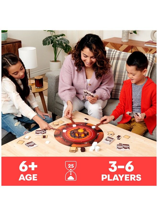 Spin Master Games Hershey’S S’Mores Perfectly Toasted Game By Spin Master Games Kids Toys & Kids Games & Camping Games Board Games For Family Night For Kids Ages 6+ - Image 3