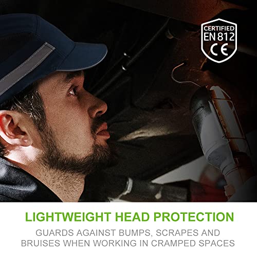 GREEN DEVIL Bump Cap for Safety Baseball Cap Style Hard Hats for Adult Men Women Breathable Lightweight Safety Hat for Head Protection with Reflective Stripes - Image 2