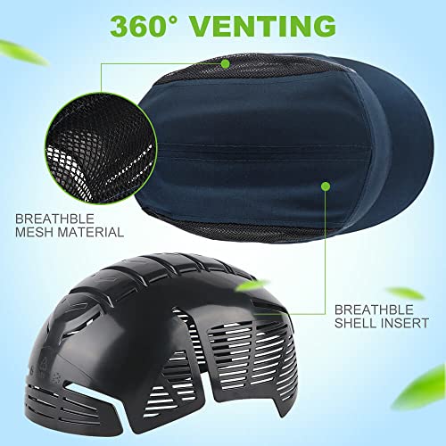 GREEN DEVIL Bump Cap for Safety Baseball Cap Style Hard Hats for Adult Men Women Breathable Lightweight Safety Hat for Head Protection with Reflective Stripes - Image 3