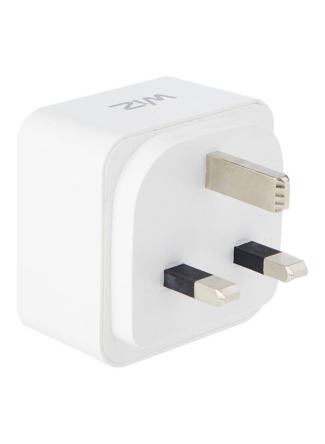 Wiz Smart Plug WiFi Connected |Remote And Voice Control, Compatible with Alexa & Google Assistant| Energy Monitoring |Timer & Schedule Function-UK 3-Pin Plug Adapter - Image 2