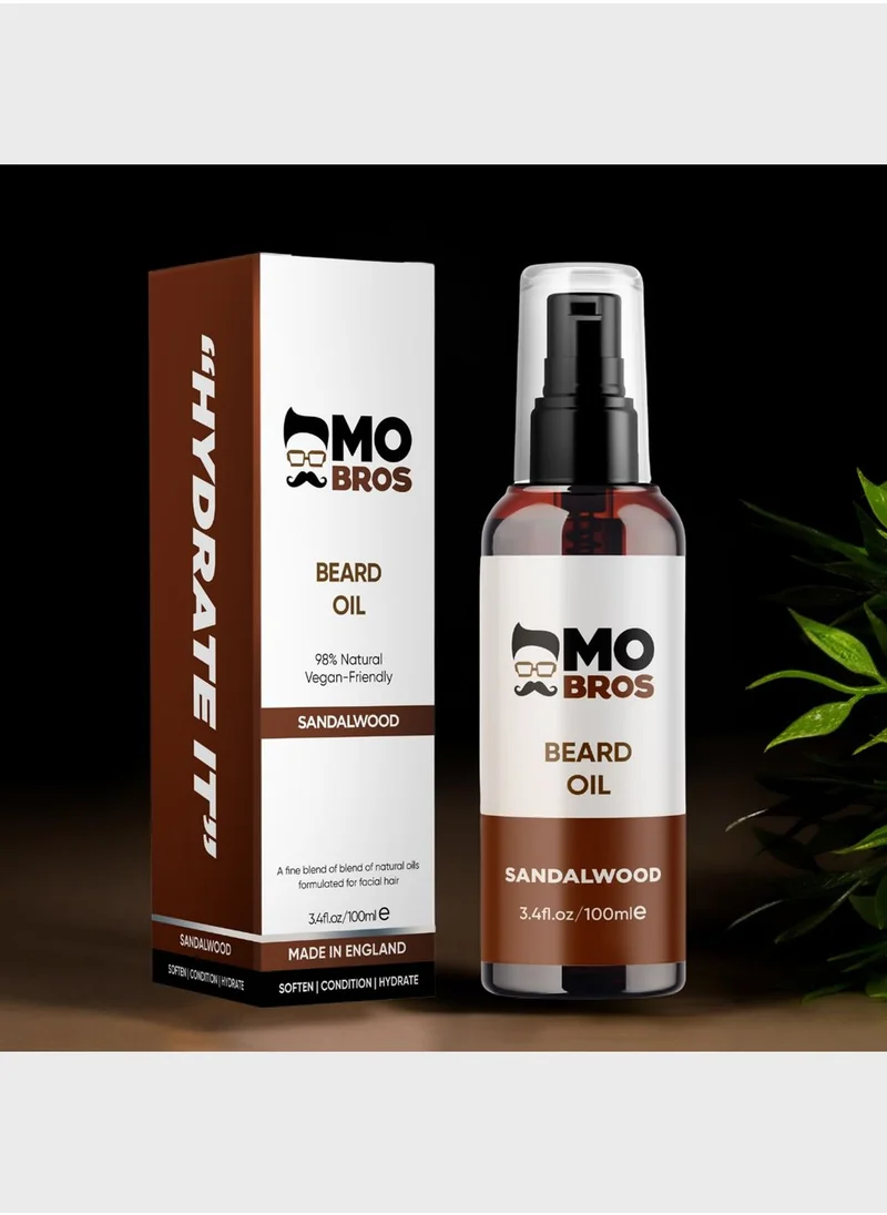 MO BRO'S Beard Oil 100Ml - Sandalwood