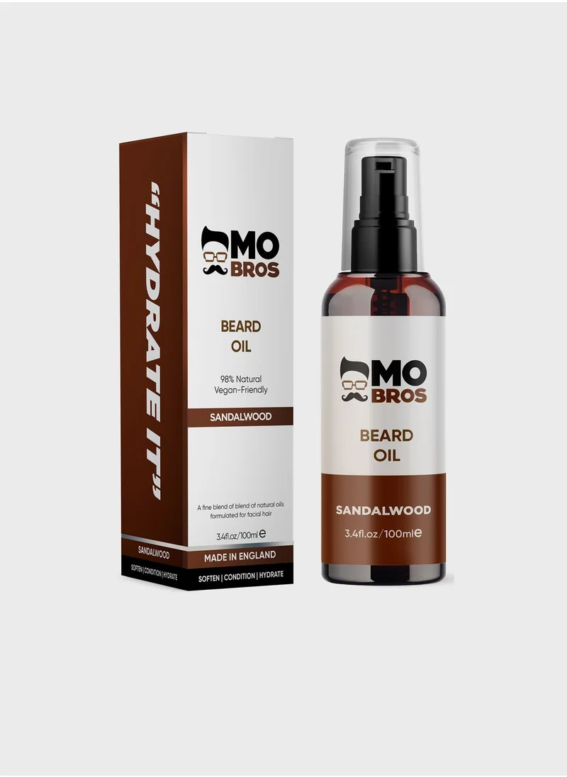 MO BRO'S Beard Oil 100Ml - Sandalwood