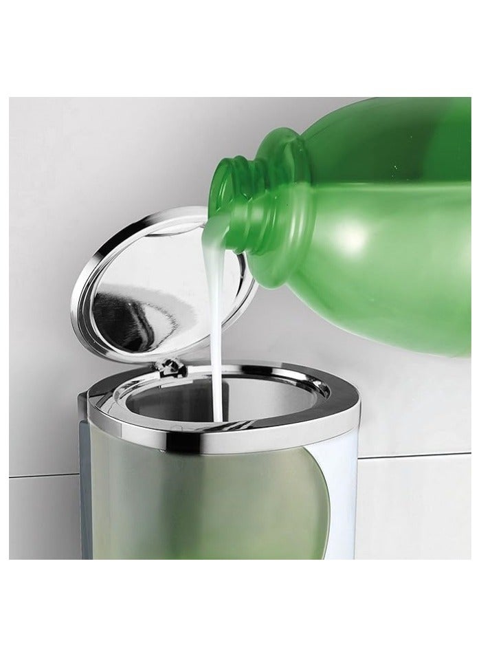 نظام موزع سائل معياري للحمام - منظف حائط لتنسيق الصابون، الشامبو واللوشن (1 قطعة) - Image 3