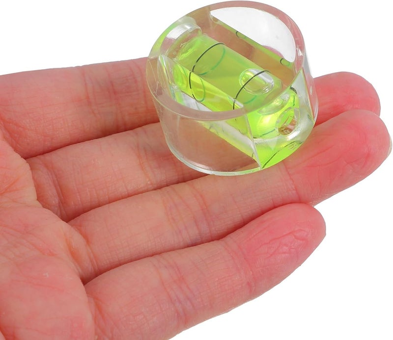 TIDTALEO Mini Acrylic Bubble Level Measuring Tool 30×16mm Small Spirit Level for Construction Outdoor Carpentry DIY Projects - Image 4