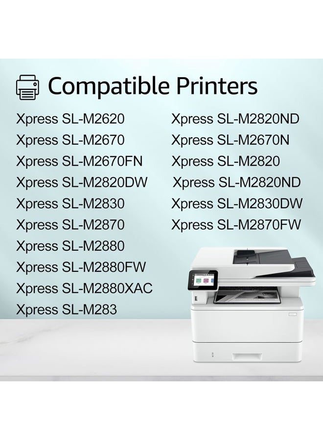 GREENCYCLE 2 Pack MLT-D115L D115L Black High Yield Toner Cartridge Compatible for Samsung Xpress SL-M2830DW SL-M2880FW SL-M2670 SL-M2620 SL-2620ND SL-2820DW SL-2820ND M2670FN M2670N M2870FD M2870FW - Image 2