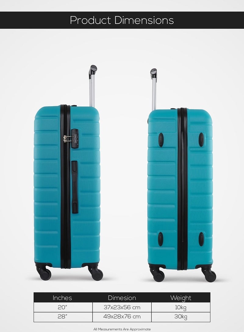 PARAJOHN Lightweight Two Pieces ABS Spinner Luggage Trolley Bag Set 20 And 28 Inch - Image 4