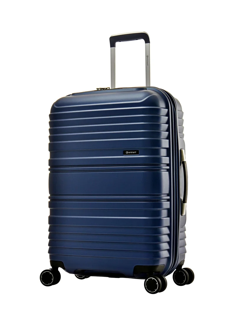 إيمينينت Hard Case Travel Bag Luggage Trolley TPO Lightweight Suitcase 4 Quiet Double Spinner Wheels with TSA Lock KH16 Aqua Blue