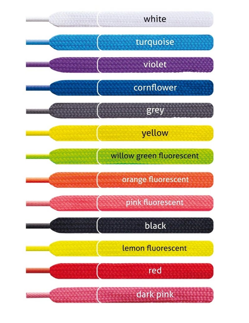 Kaps Sneakers Laces, quality durable shoe laces for casual footwear, made in Europe, 1 pair, many colours and lengths (140 cm - 55 inch - 8 to 10 eyelet pairs - turquoise) - Image 3