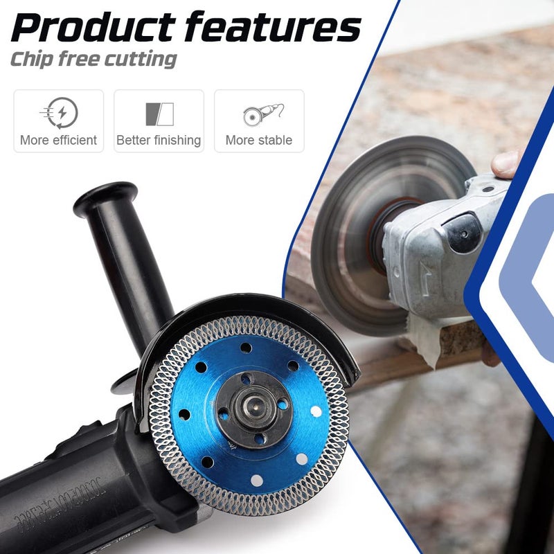 DAPRO 5Pcs/Lot Super Thin Diamona Blade 4" Diamond Porcelain Blade for Granite Marble - Image 4