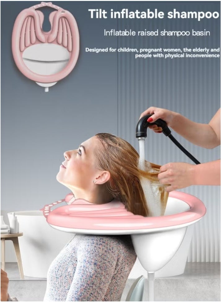 Generic Home Reclining Shampoo Basin | For Pregnant Women, Elderly, Kids & Patients | Easy Hair Washing at Home  - Image 1