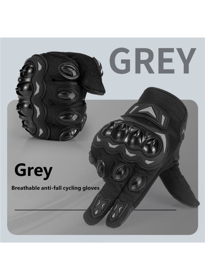 Design New anti-slip gloves full finger touch screen men's and women's cycling gloves suitable for running, racing, off-road vehicles - Image 1