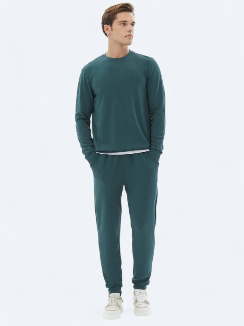 Kip Green Crew Neck Sweatshirt