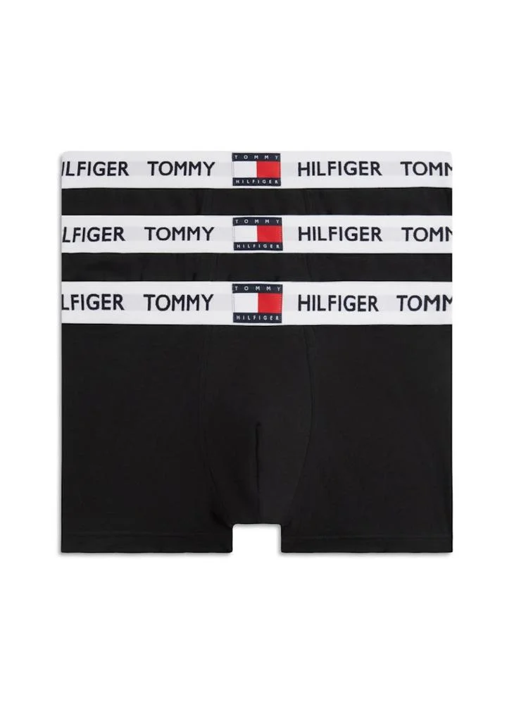 TOMMY HILFIGER 3-Pack Heritage Logo Waistband Trunks