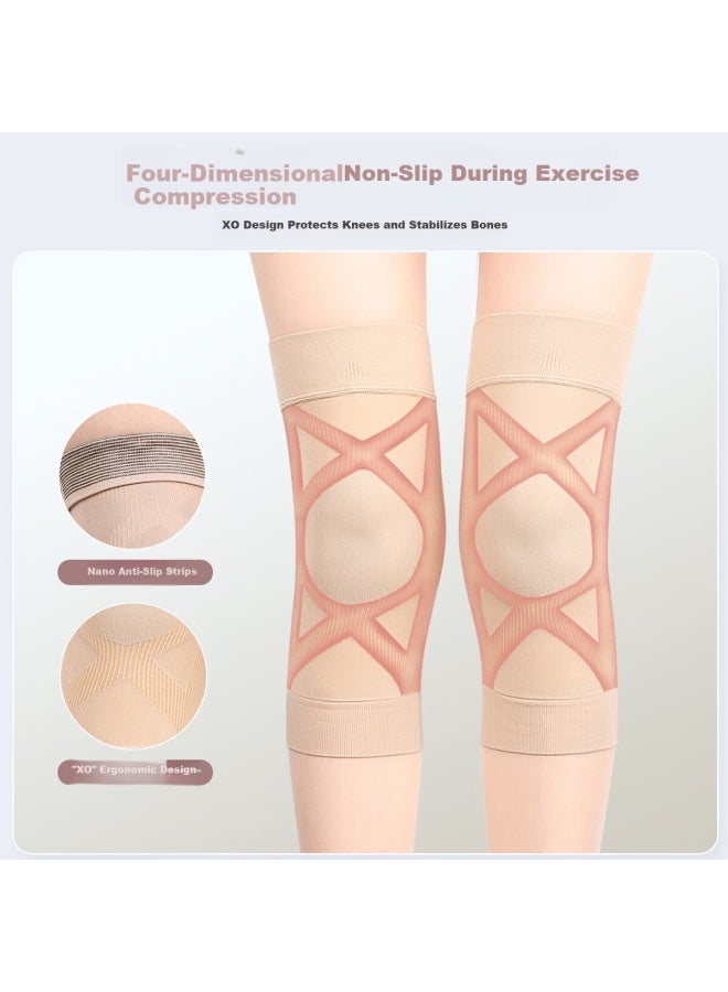 Dishu Women's Knee Brace For Arthritis Warmth Old Cold Leg Support Meniscus Ligament Patella Injury Medical Knee Support Sleeve - Image 4