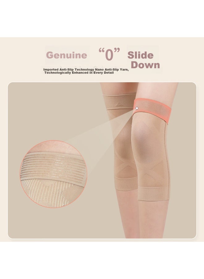 Dishu Women's Knee Brace For Arthritis Warmth Old Cold Leg Support Meniscus Ligament Patella Injury Medical Knee Support Sleeve - Image 3