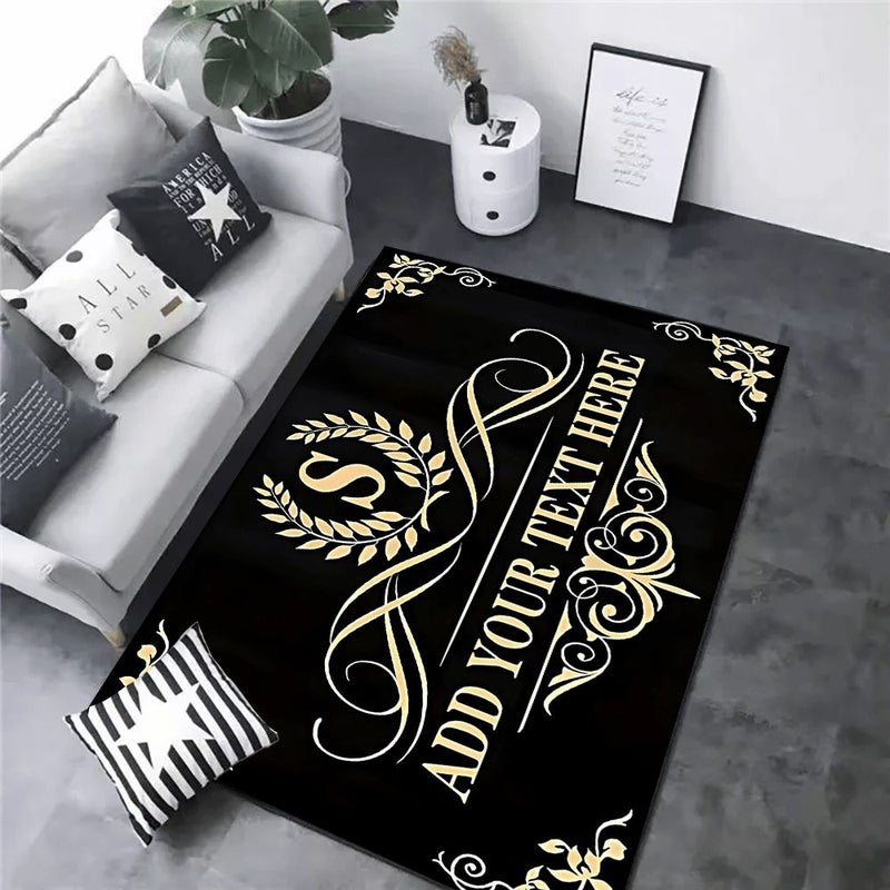 1pc Flannel Custom Text Doormat 40x120cm Personalized Non Slip Floor Mat Machine Washable For Front Door Decor Housewarming And Wedding Gifts Indoor Outdoor Use - Image 4