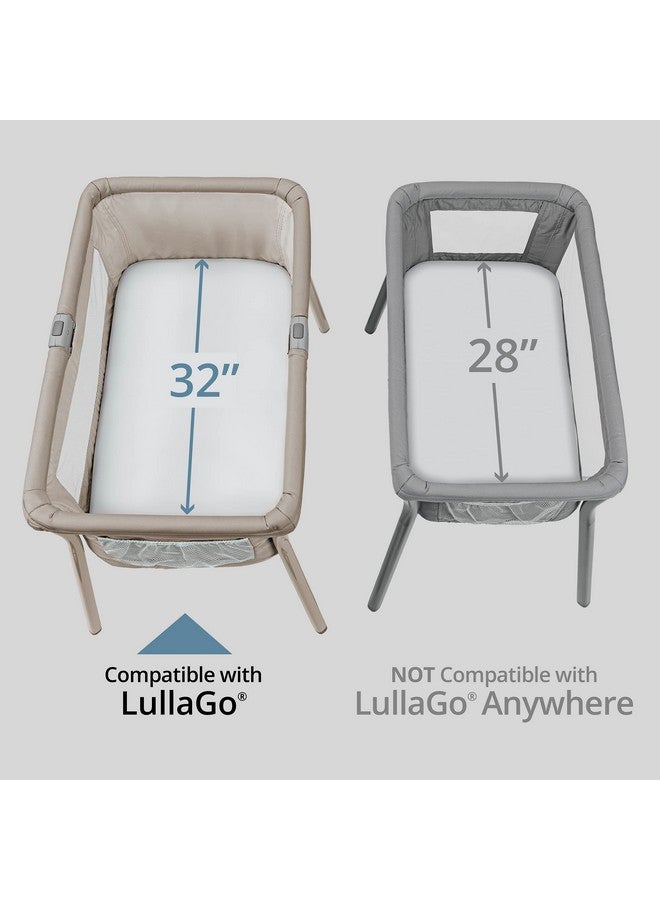 Chicco LullaGo Bassinet Sheets - Grey Triangle 2-Pack | Grey - Image 4