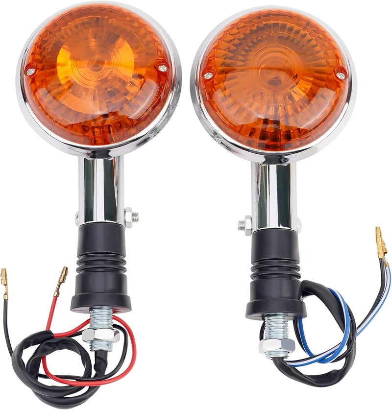 ضوء مؤشر إشارة الانعطاف الخلفي العالمي للدراجات النارية متوافق مع Yamaha XV250 V Star 250 2008-2014 V Star 650 1998-2004 XV1100 V Star 1100 Virago 1000 XV 535 Virago 535 XJ700X XJ750 - Image 1