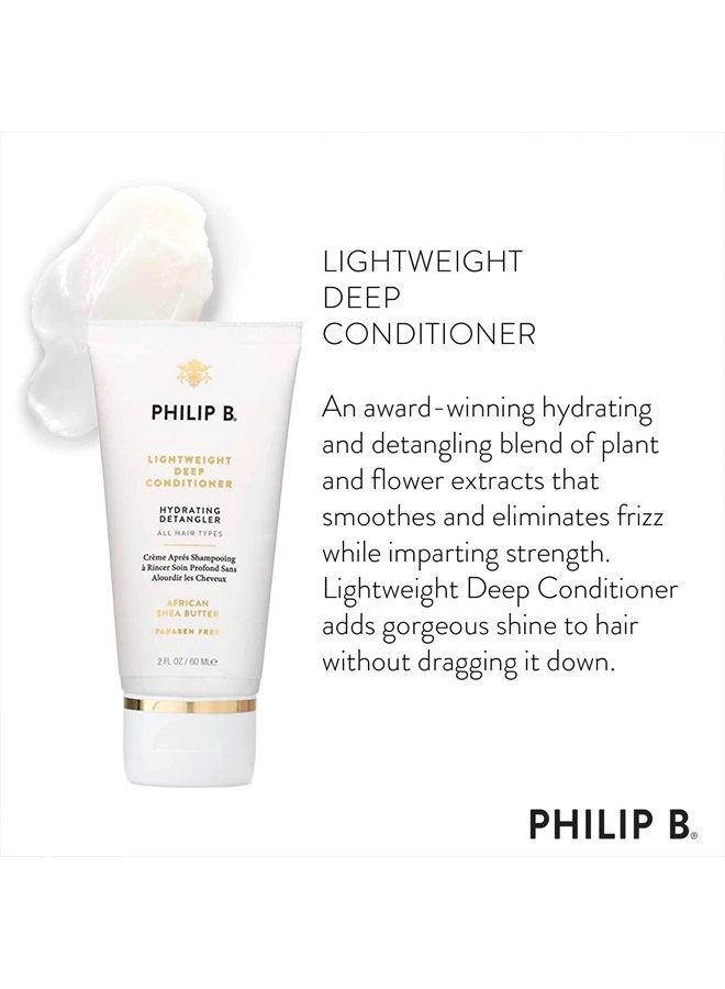 PHILIP B Light-Weight Deep Conditioner 2 oz. (60 ml) | Hair Moisturizer Detangler, Adds Shine and Smoothness to Hair, All Hair Types - Image 3