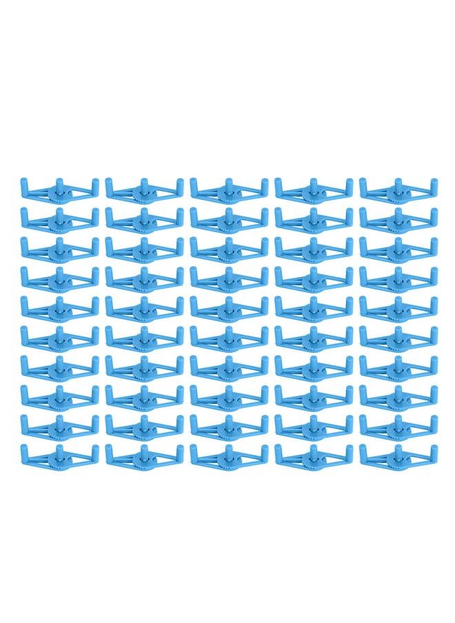 50 Packs Plant Support Clip Branch Reusable Adjustable Stem Trainer Clip for Vegetables Blue