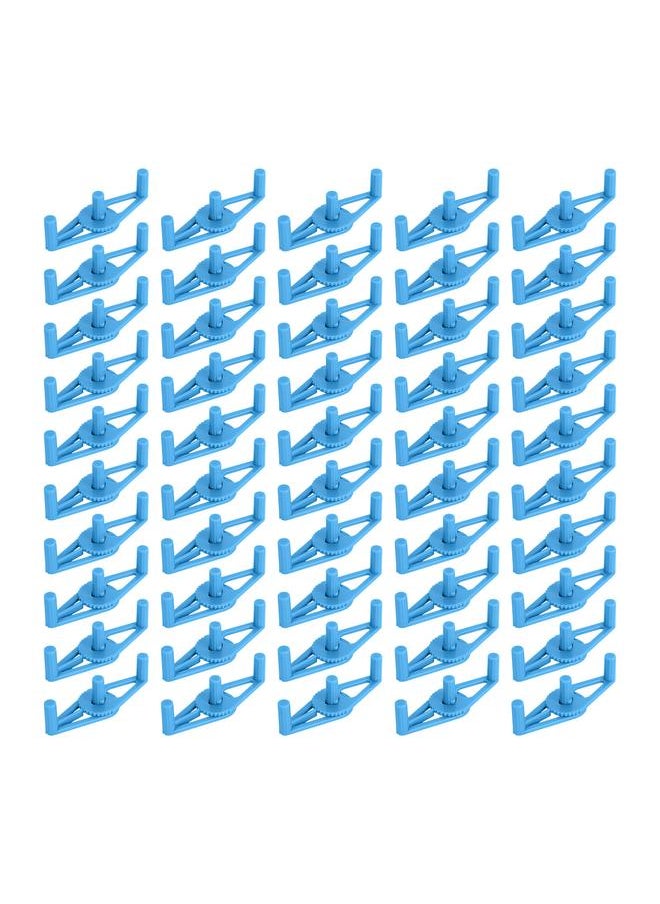 50 Packs Plant Support Clip Branch Reusable Adjustable Stem Trainer Clip for Vegetables Blue