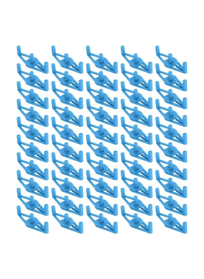 50 Packs Plant Support Clip Branch Reusable Adjustable Stem Trainer Clip for Vegetables Blue