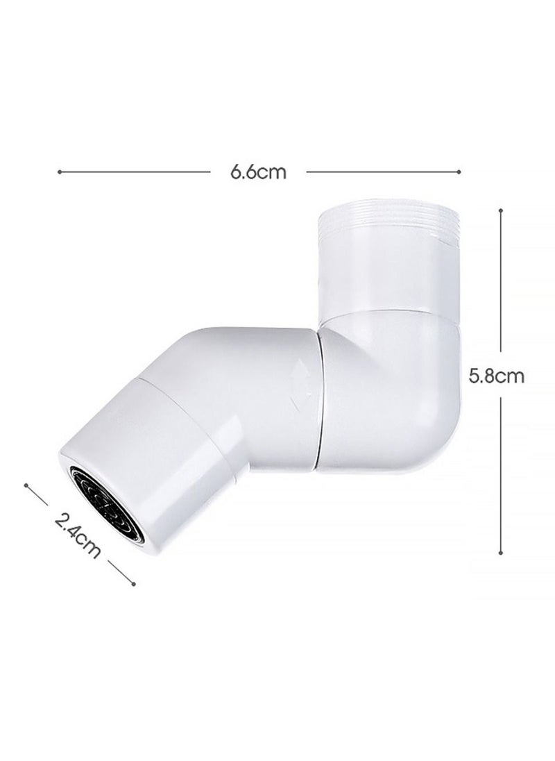 Inder - 720 Rotating Kitchen Sink Faucet Extender Universal Bathroom Sink Faucet Head Multi-purpose Water Saving Splash-proof Filter Tap Extender (White) - Image 1
