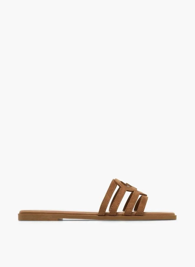 Celeste Women Suede Strappy Slip-On Sandals