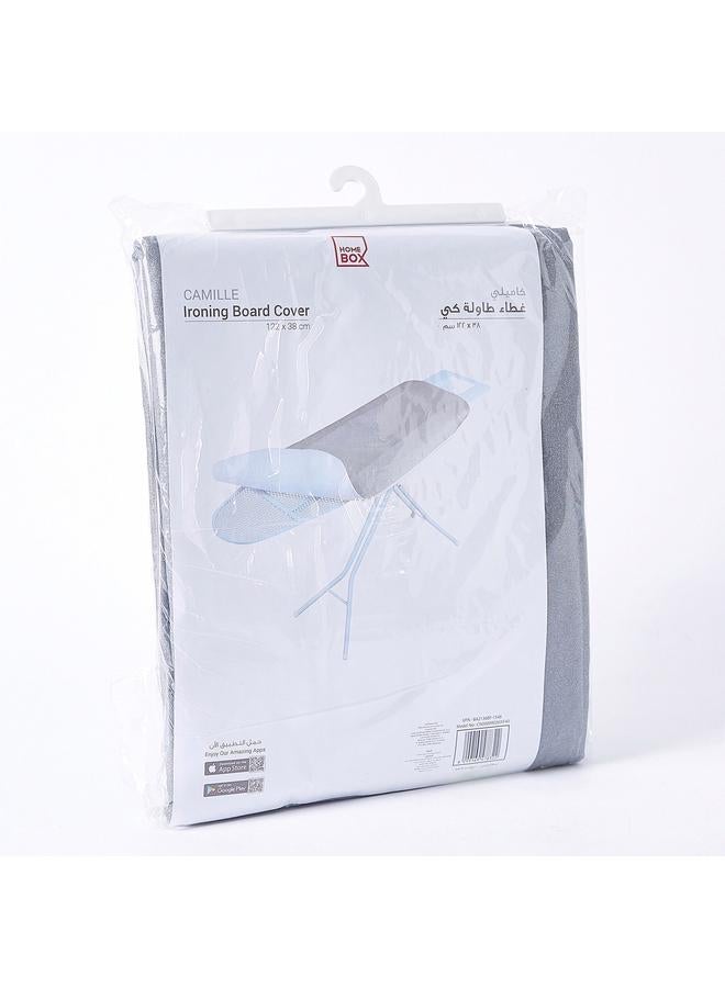 هوم بوكس غطاء لوح الكي المقاوم للحريق من كاميل مع رباط 122×38 سم - Image 4