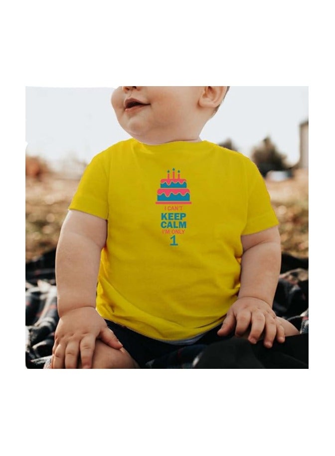 PRINTSHOP4ME 1st Year Birthday Tshirt Toddler Outfit for kids Baby Boys and Baby Girls - Image 3