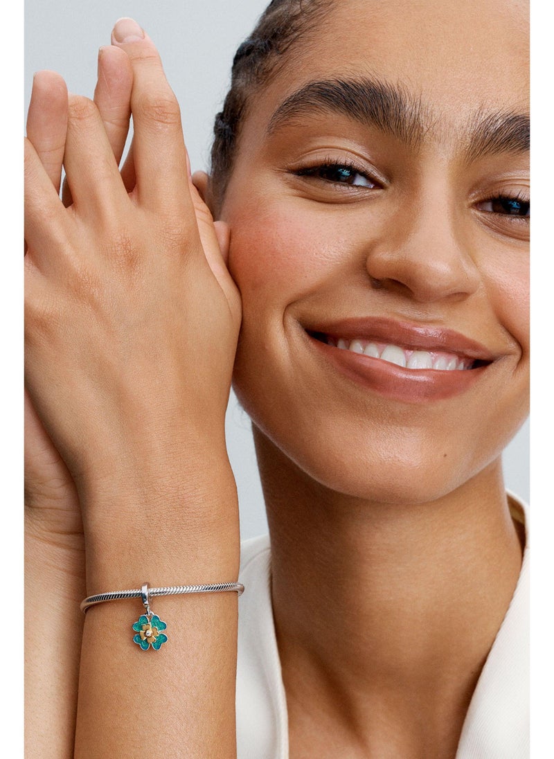 PANDORA Spinnable Clover Sterling Charm  - Image 4