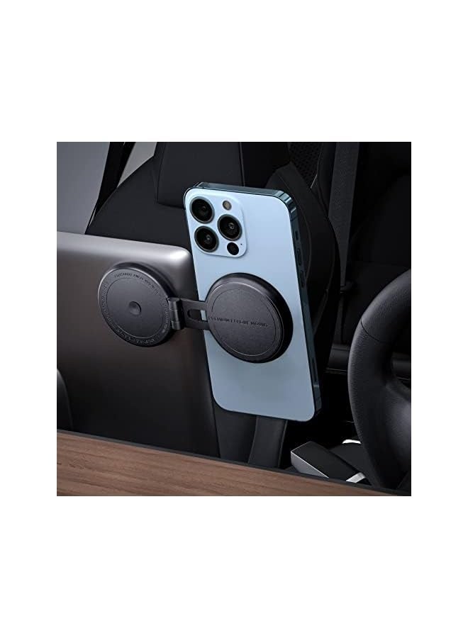 Tesla Phone Mount, MagSafe Car Mount for Tesla Model 3 Model Y, Foldable Hidden Magnetic Phone Mount Fit for iPhone 14 13 12 Series and All Phone, Tesla Model 3 Accessories, Tesla Model Y Accessories - Image 1