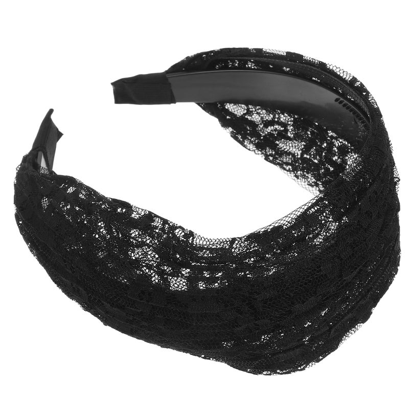 Lace Wide Headband Fashion Headband Elegant Headband Women Hair Accessory - Image 5