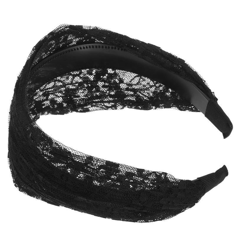 Lace Wide Headband Fashion Headband Elegant Headband Women Hair Accessory - Image 1