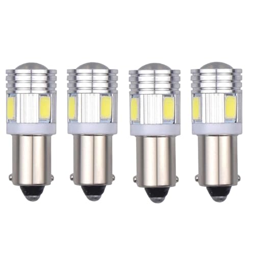 SARTE 6 SMD Led Parking Light Bulb For BA9S Socket Compatible With Bullet 350 (White, 4 Pcs) - Image 1