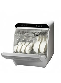 Countertop Dishwasher, Installation-Free Automatic Dishwasher, 6 Programs, High Temp Disinfection and Hot Air Drying for 8 People