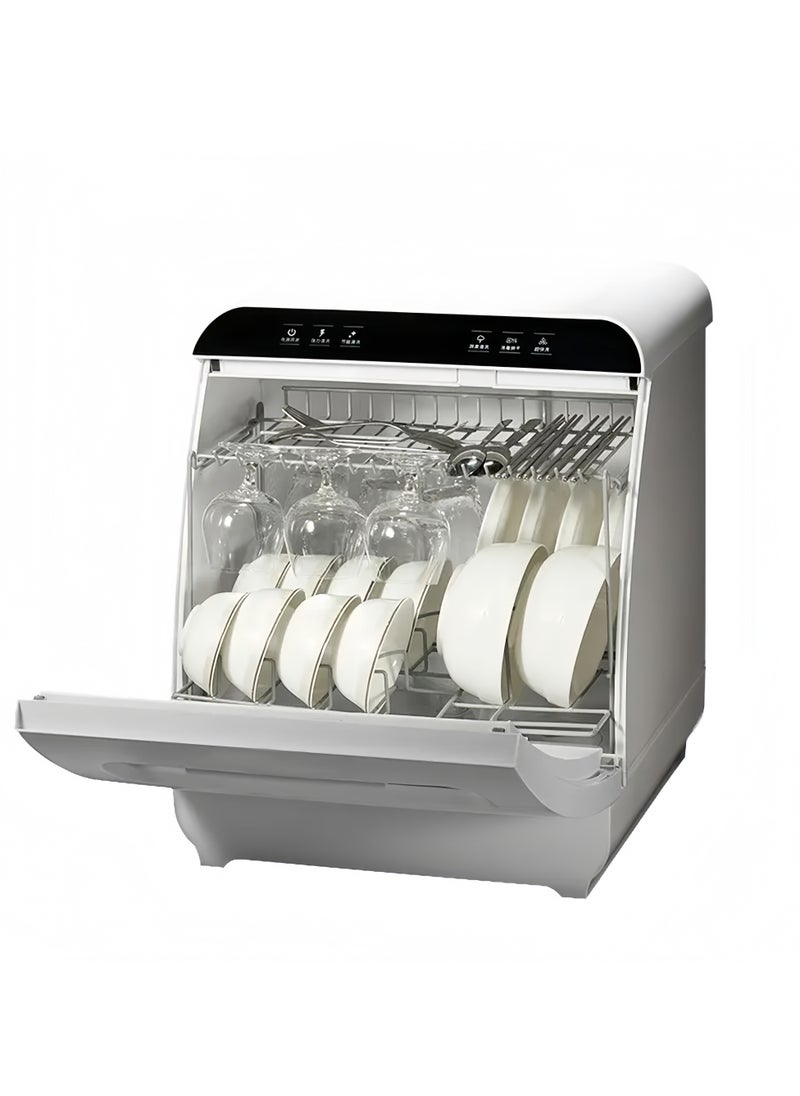 ET-LIFE Countertop Dishwasher, Installation-Free Automatic Dishwasher, 6 Programs, High Temp Disinfection and Hot Air Drying for 8 People  - Image 1