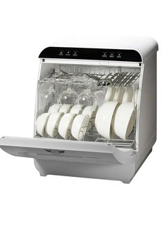 ET-LIFE Countertop Dishwasher, Installation-Free Automatic Dishwasher, 4 Programs, High Temp Disinfection and Hot Air Drying for 6 People  - Image 1